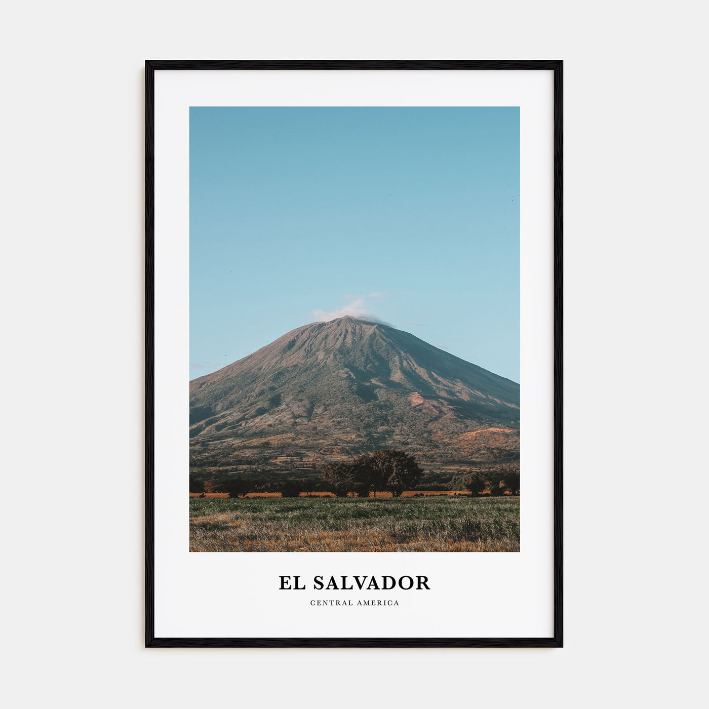 El Salvador Portrait Color Poster