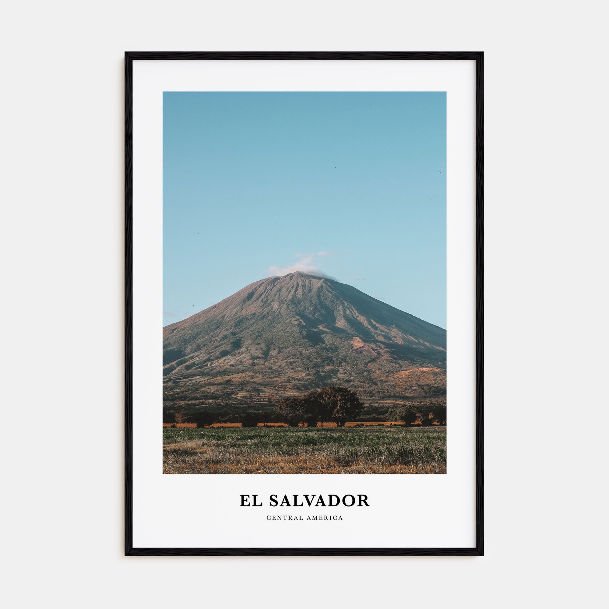 El Salvador Portrait Color Poster