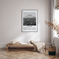 El Salvador Travel B&W No 1 Poster