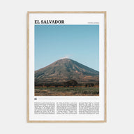 El Salvador Travel Color Poster