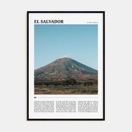 El Salvador Travel Color Poster