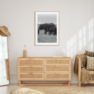 Elephant Photo B&W No 1 Poster