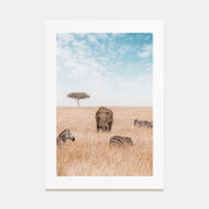 Elephant Photo Color No 1 Poster