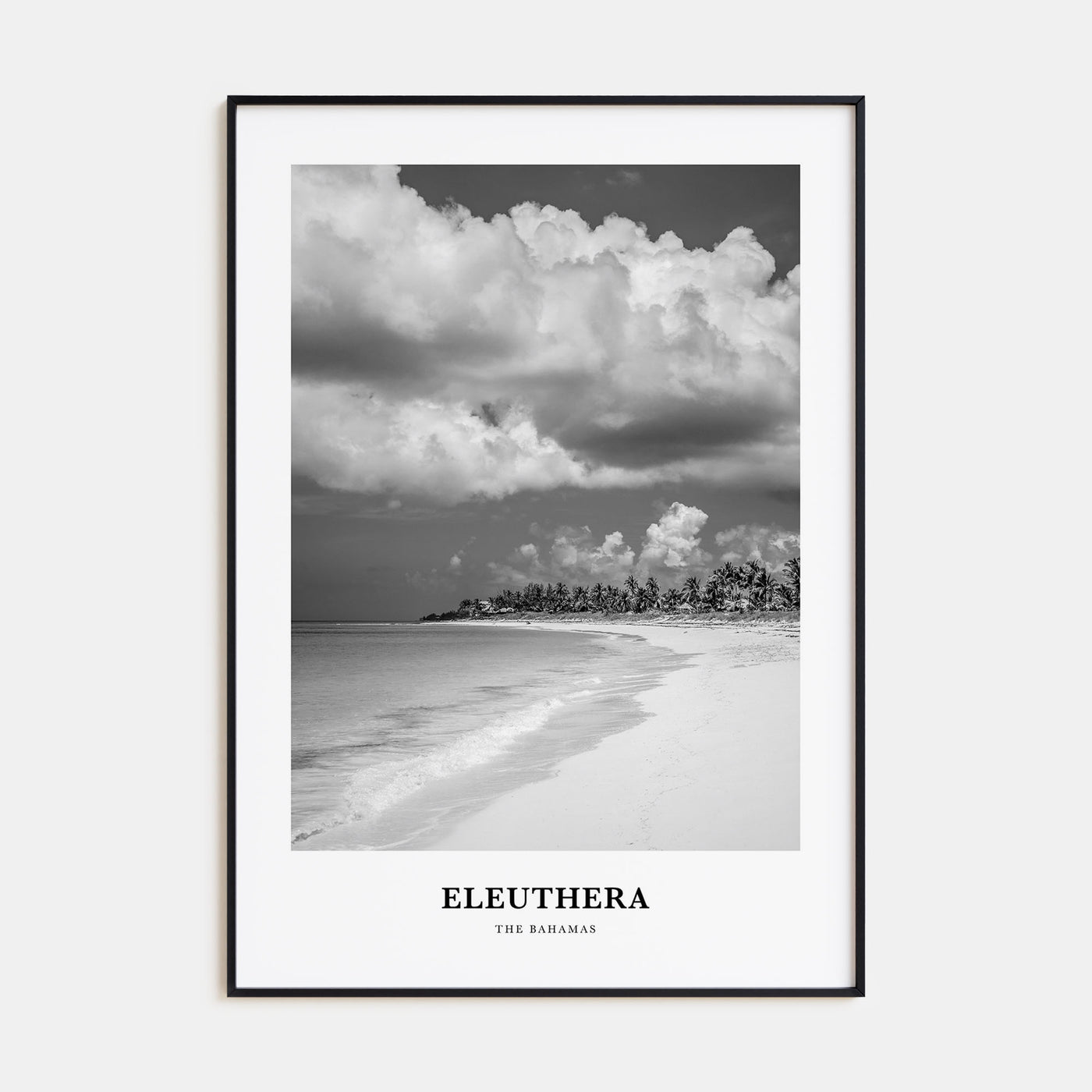 Eleuthera Portrait B&W Poster