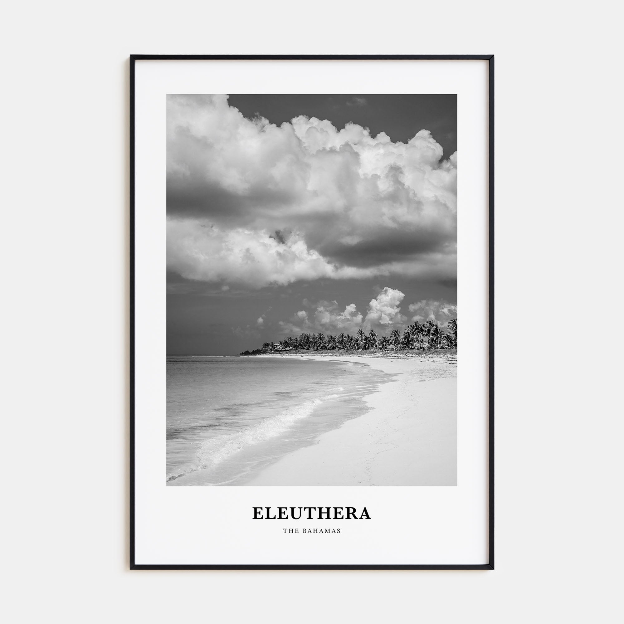 Eleuthera Portrait B&W Poster