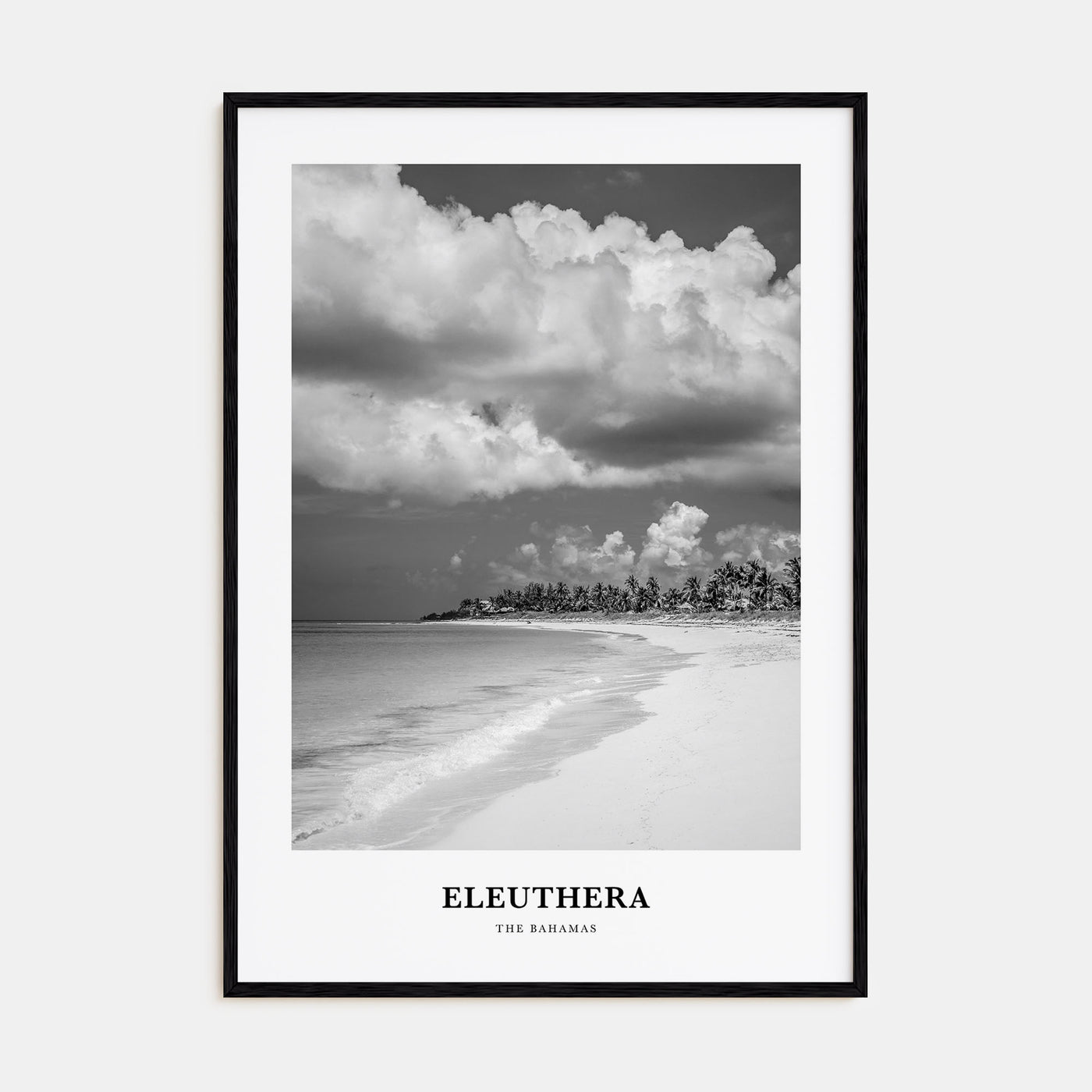 Eleuthera Portrait B&W Poster