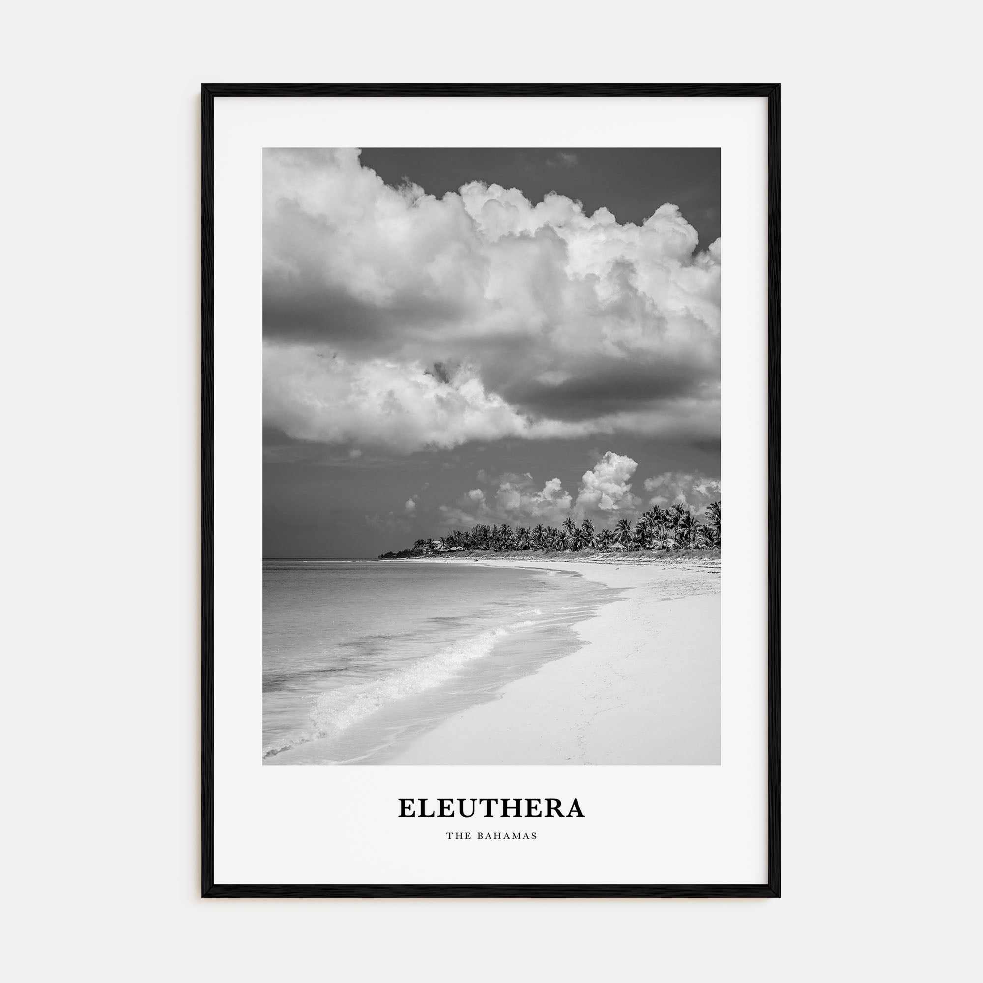 Eleuthera Portrait B&W Poster