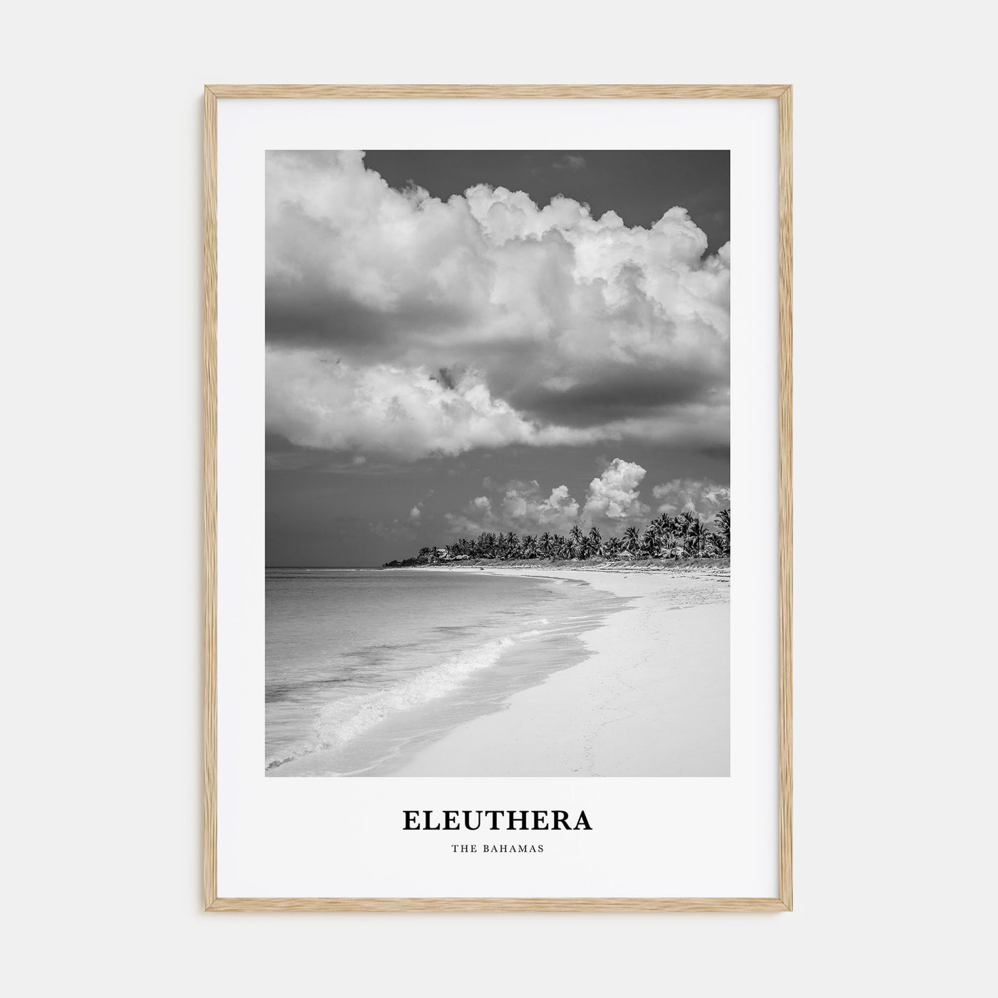 Eleuthera Portrait B&W Poster