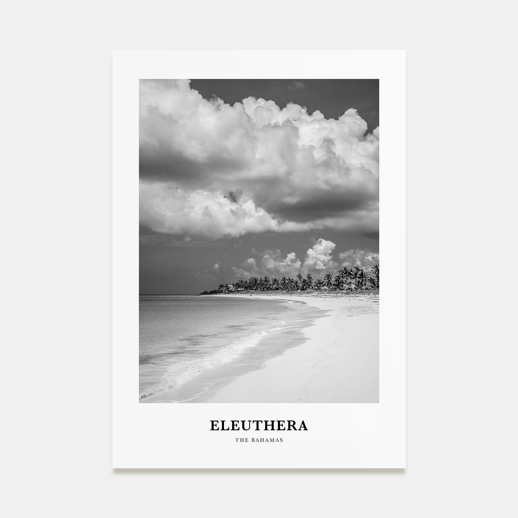 Eleuthera Portrait B&W Poster
