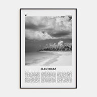 Eleuthera Travel B&W Poster