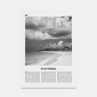 Eleuthera Travel B&W Poster