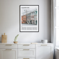 Ellicott City Travel Color Poster