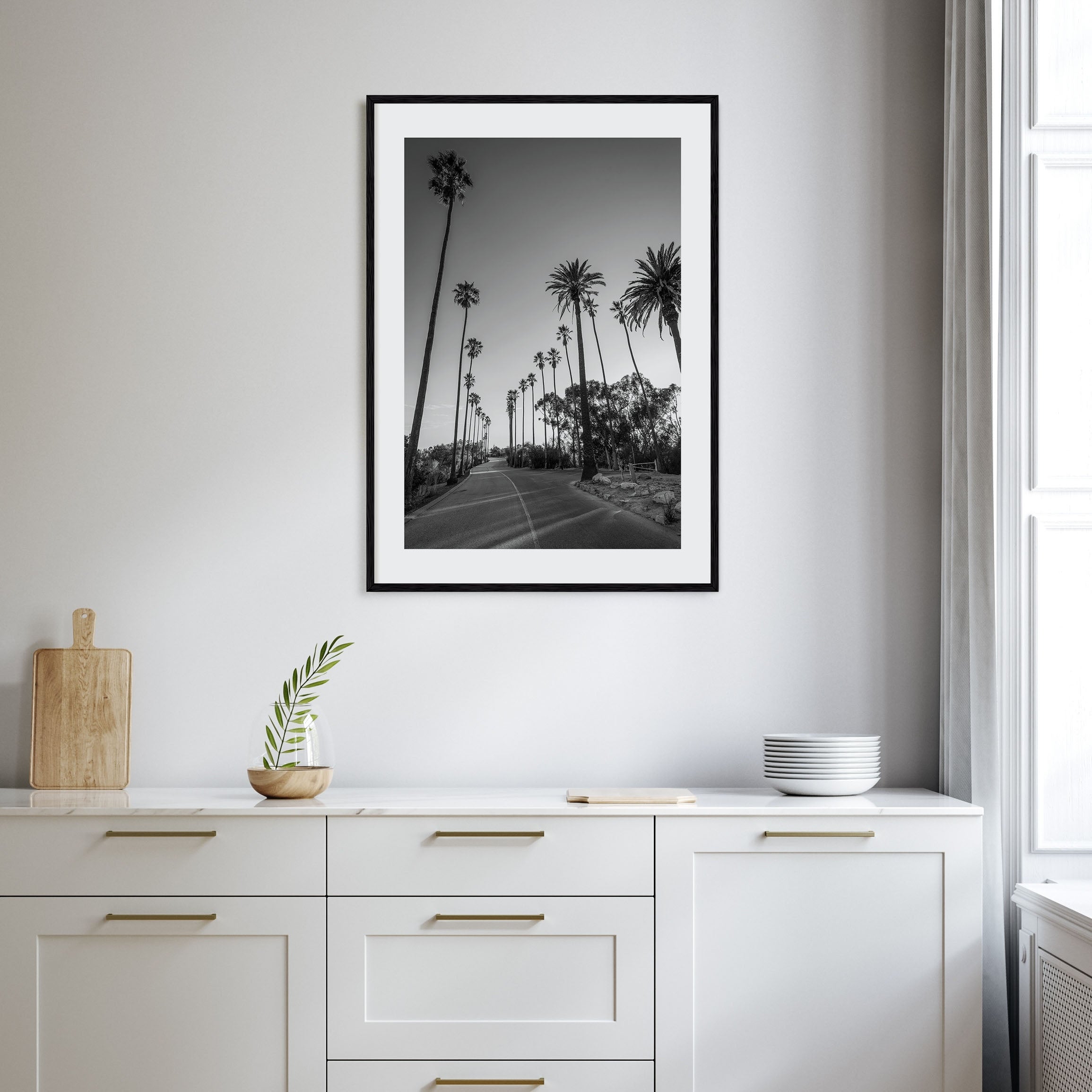 Elysian Park Photo B&W Poster