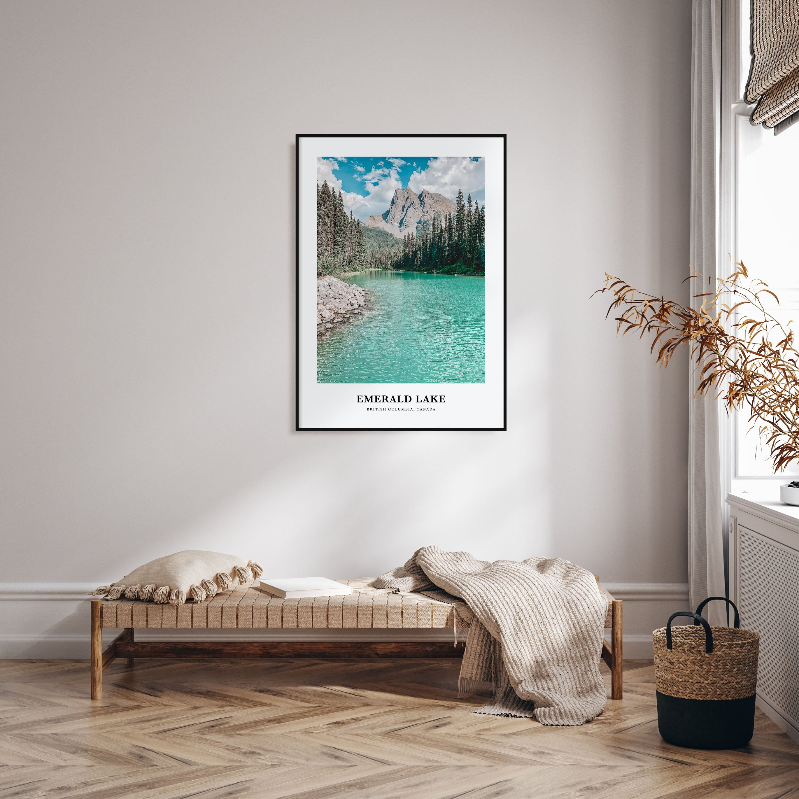 Emerald Lake Portrait Color Poster