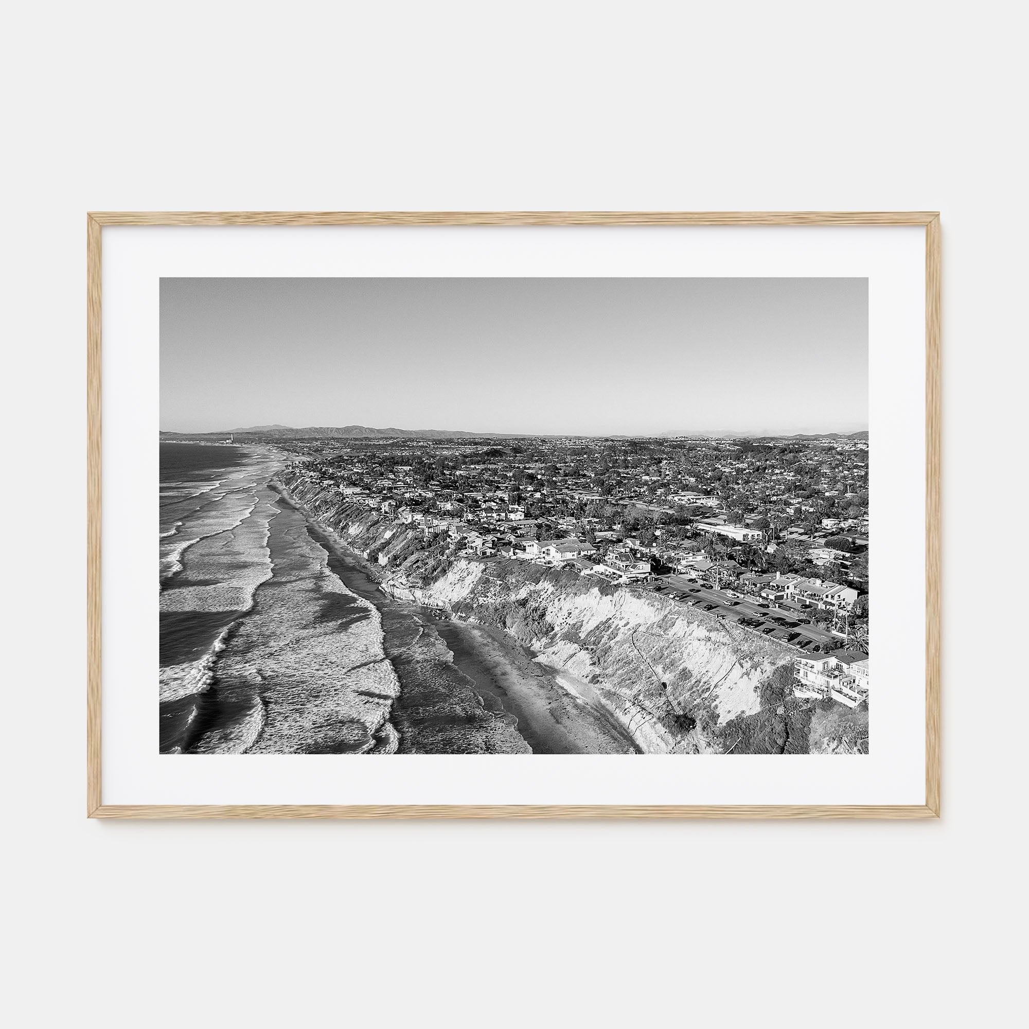 Encinitas Landscape B&W Poster