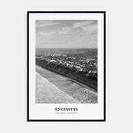 Encinitas Portrait B&W No 3 Poster