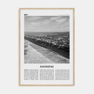 Encinitas Travel B&W No 2 Poster