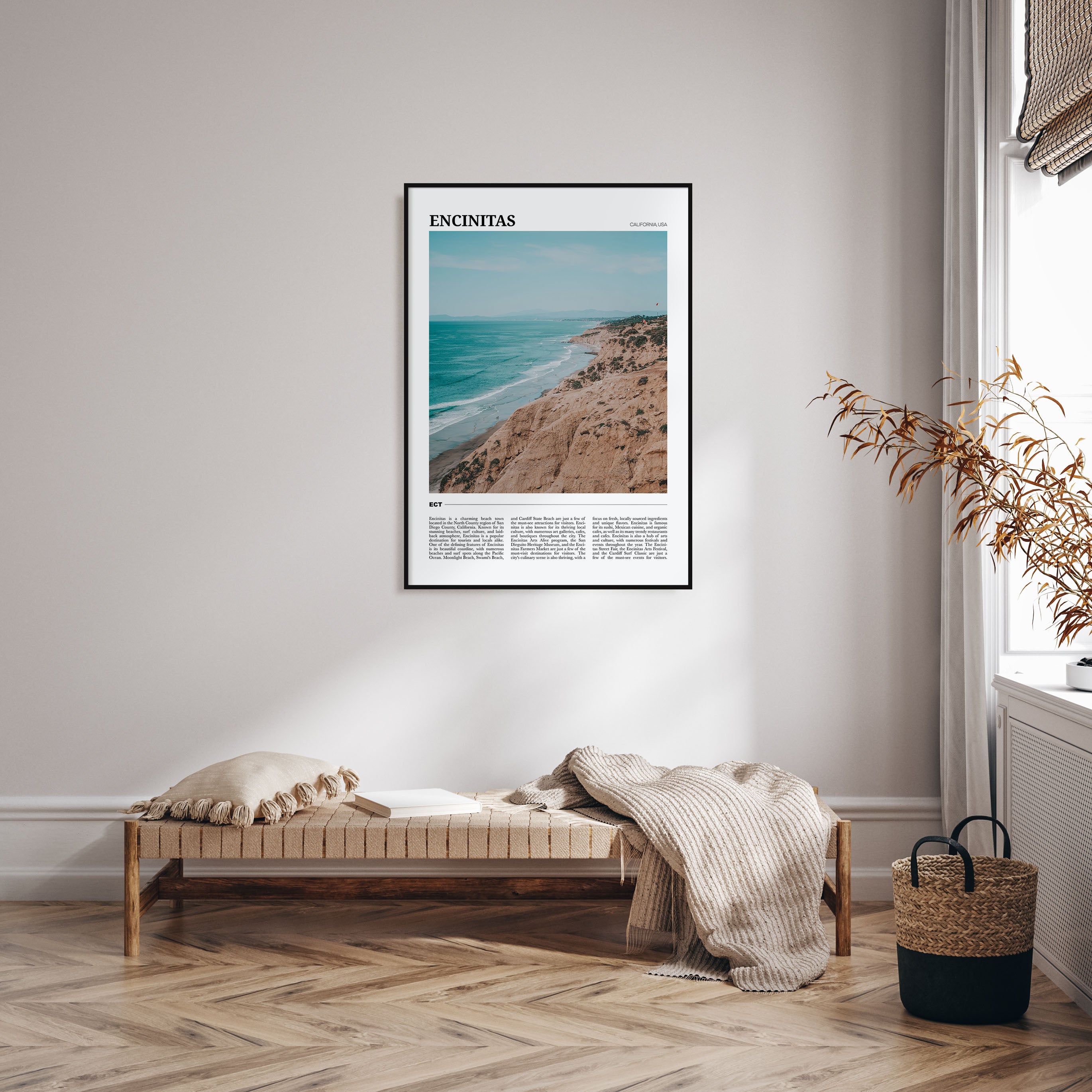 Encinitas Travel Color Poster