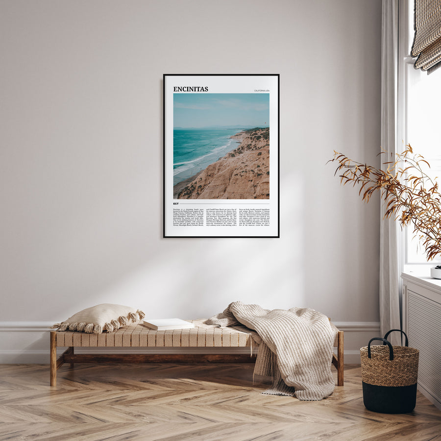 Encinitas Travel Color Poster