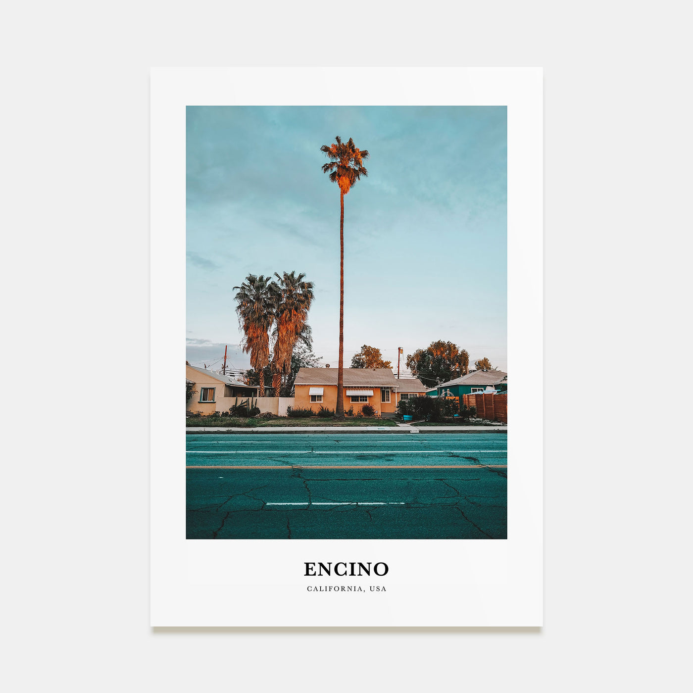 Encino Portrait Color Poster