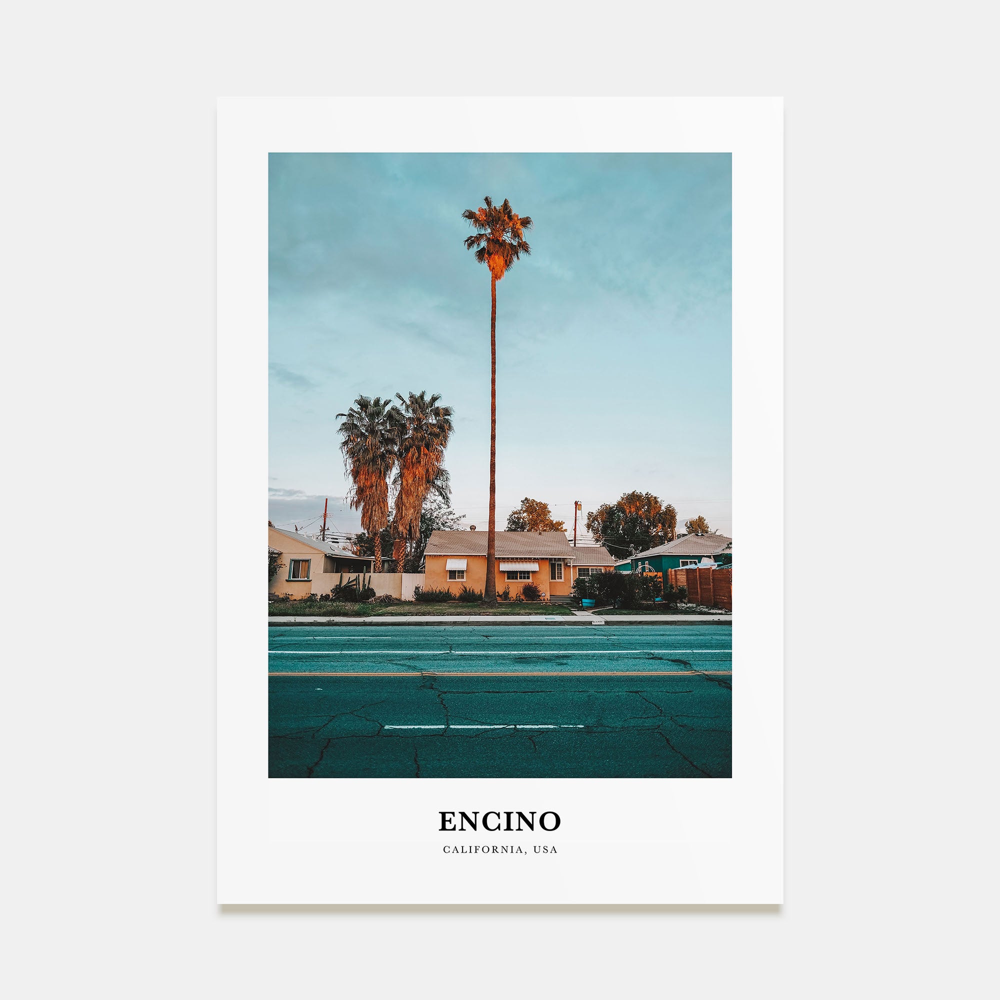 Encino Portrait Color Poster