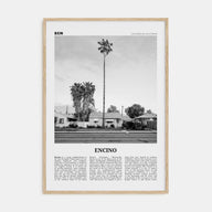Encino Travel B&W Poster