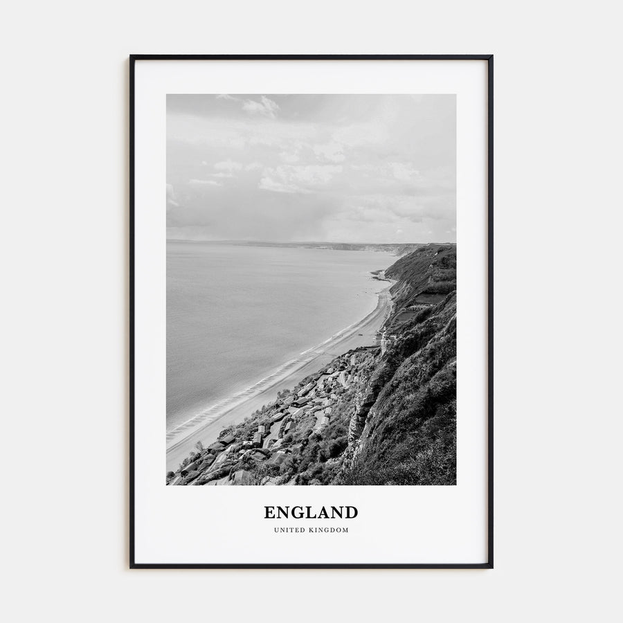 England Portrait B&W Poster