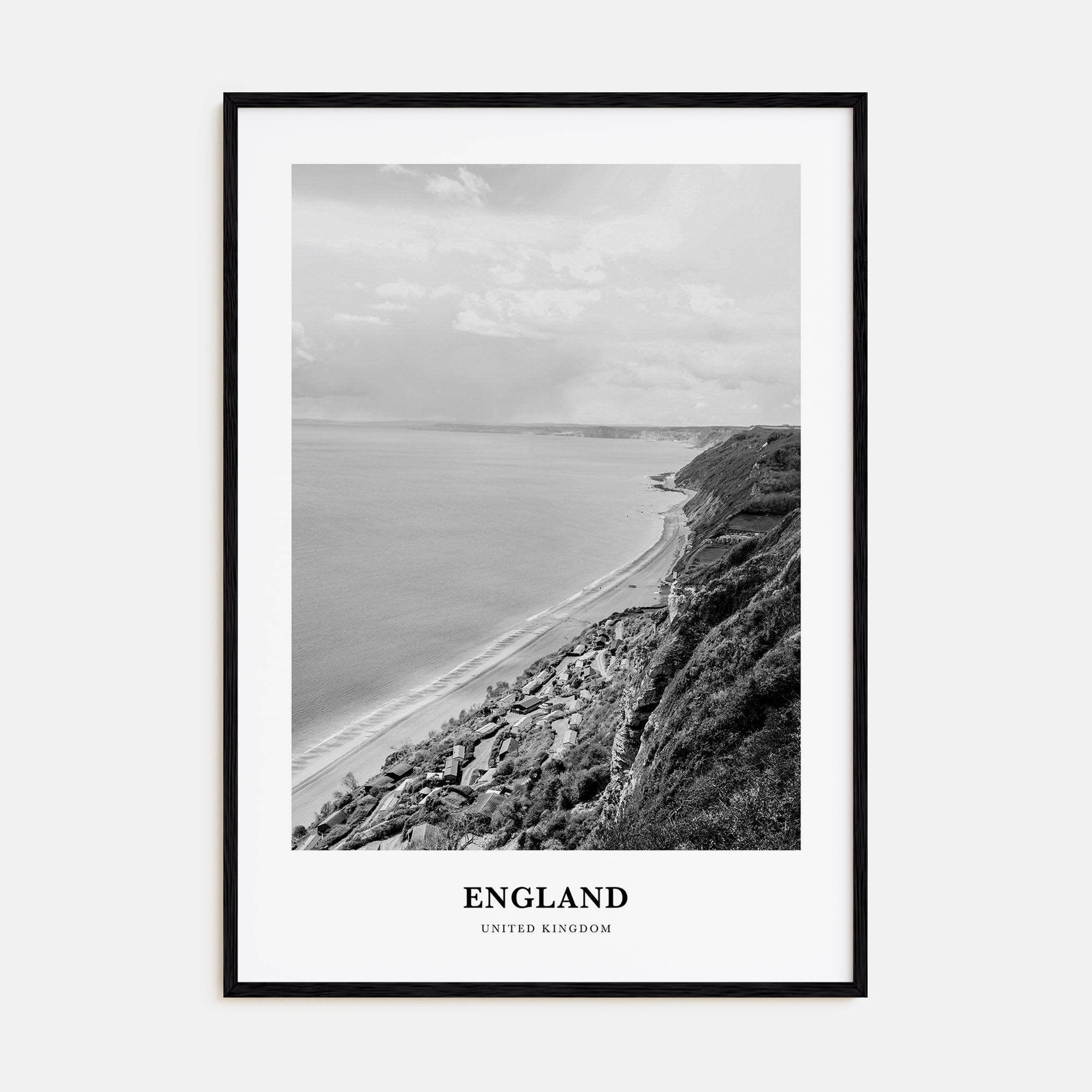 England Portrait B&W Poster