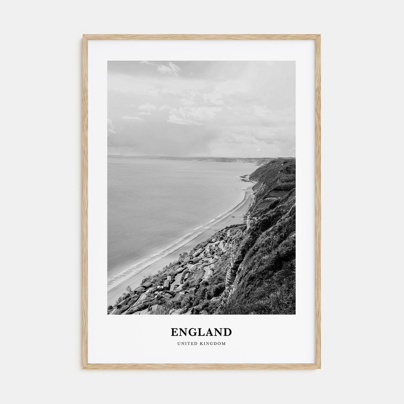 England Portrait B&W Poster