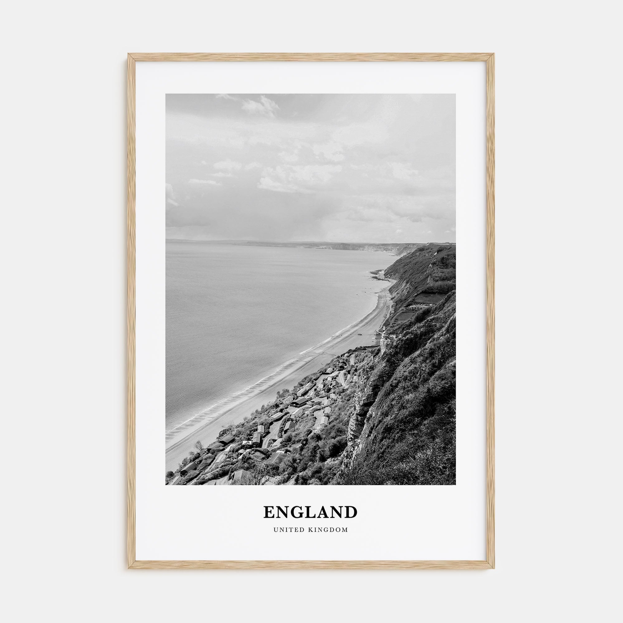 England Portrait B&W Poster