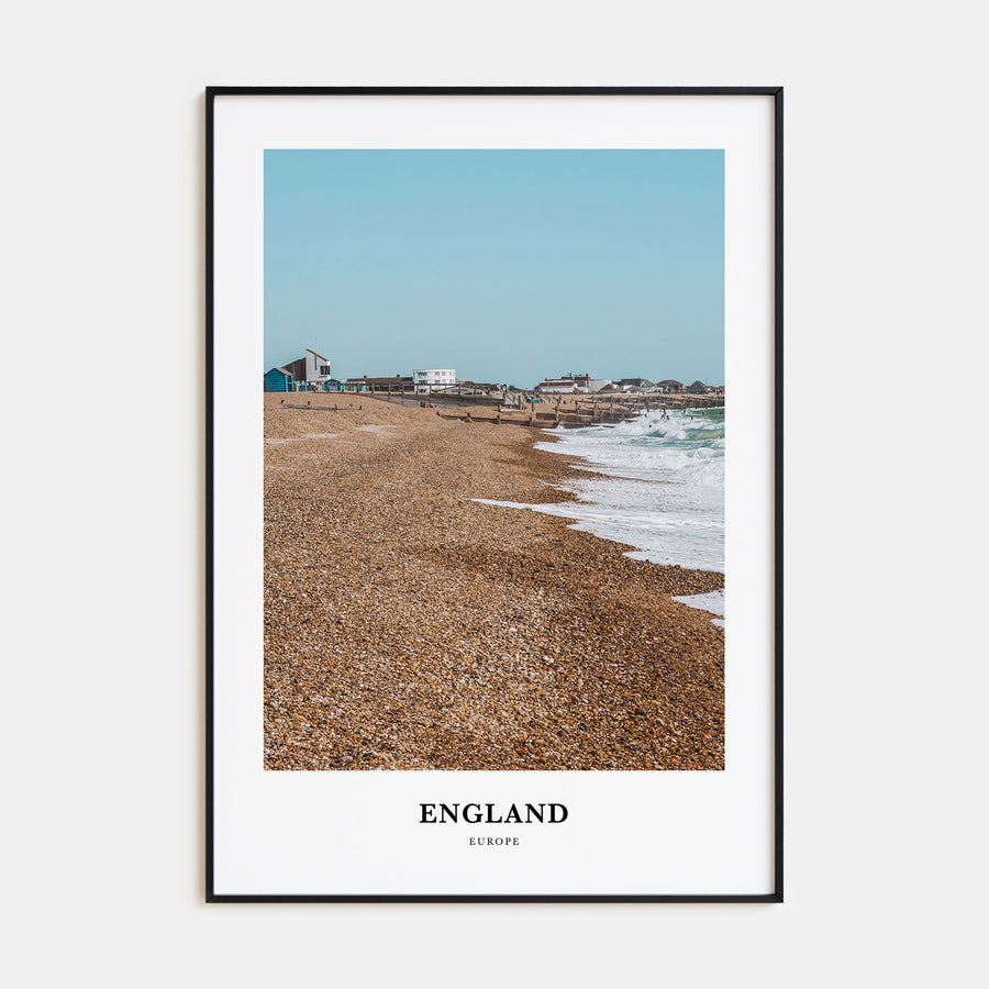 England Portrait Color Poster