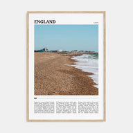 England Travel Color Poster