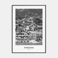 Ensenada Portrait B&W Poster