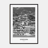 Ensenada Portrait B&W Poster