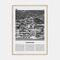 Ensenada Travel B&W Poster