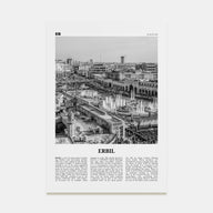Erbil Travel B&W Poster