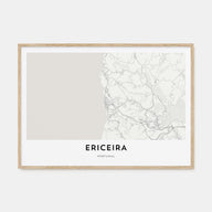 Ericeira Map Landscape Poster