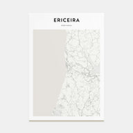 Ericeira Map Portrait Poster