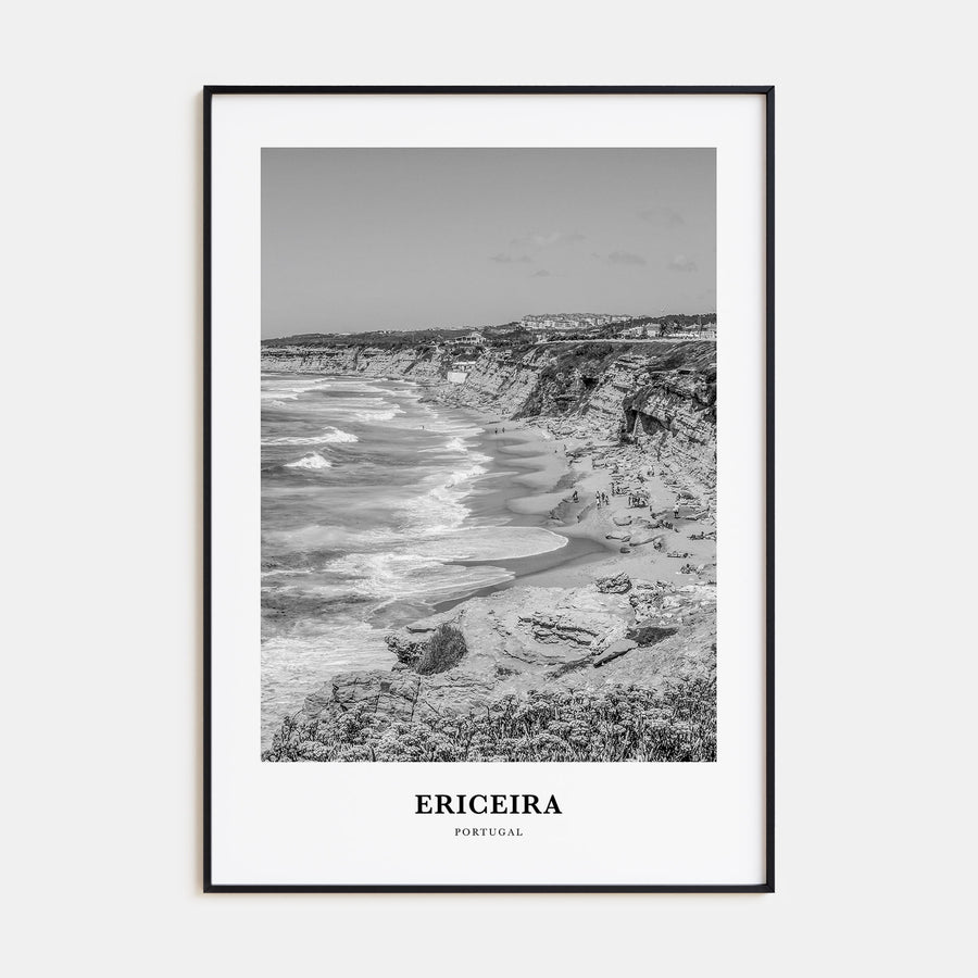 Ericeira Portrait B&W Poster
