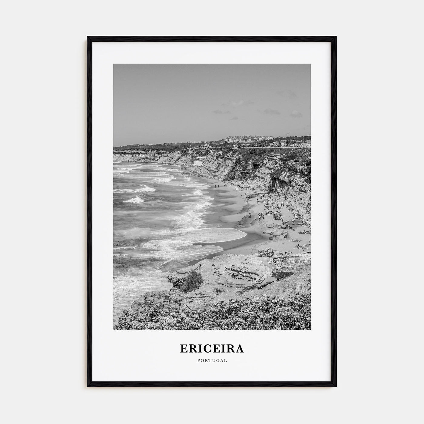 Ericeira Portrait B&W Poster