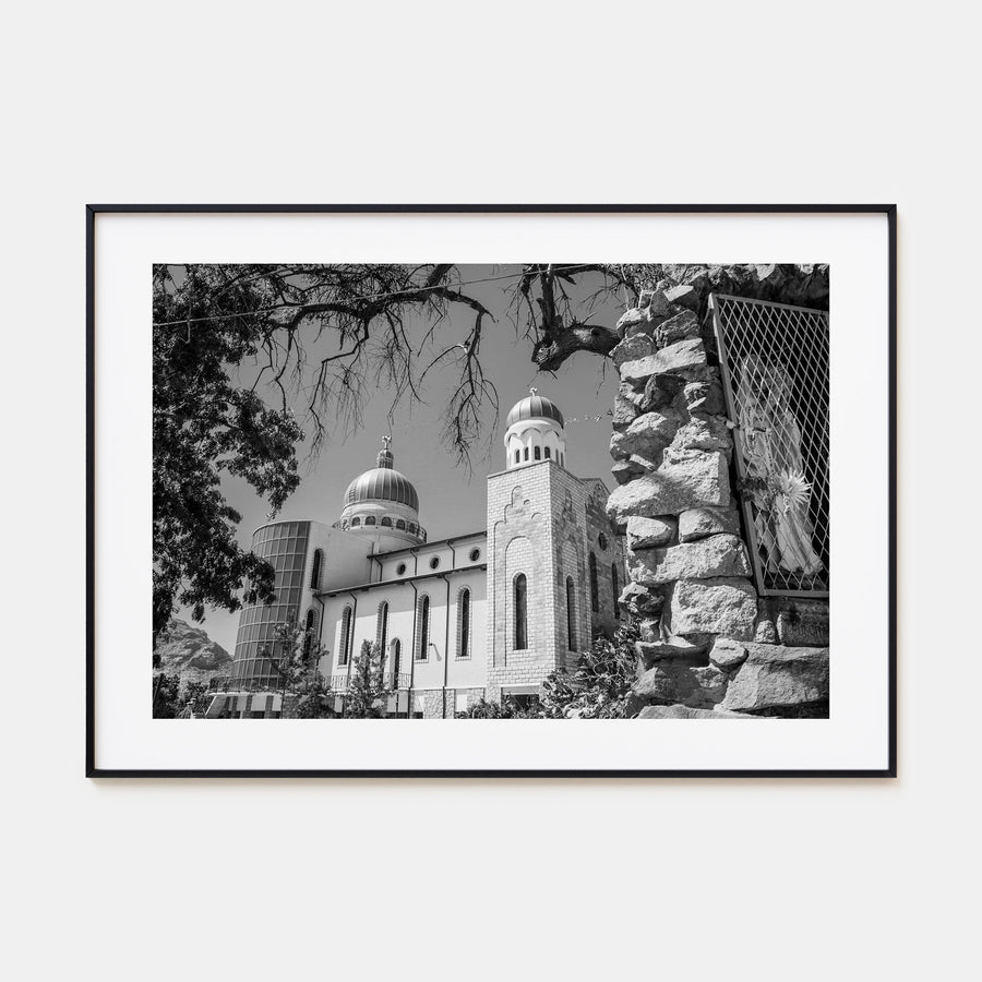Eritrea Landscape B&W Poster