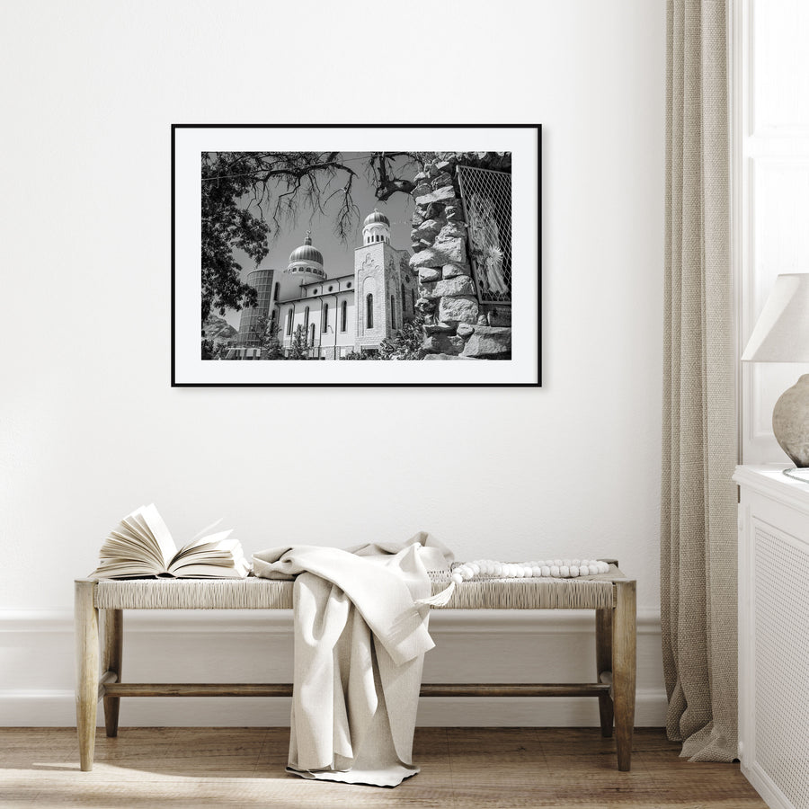 Eritrea Landscape B&W Poster