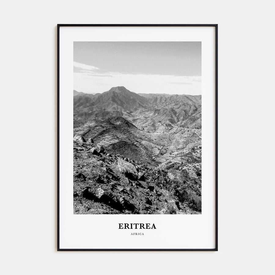 Eritrea Portrait B&W Poster