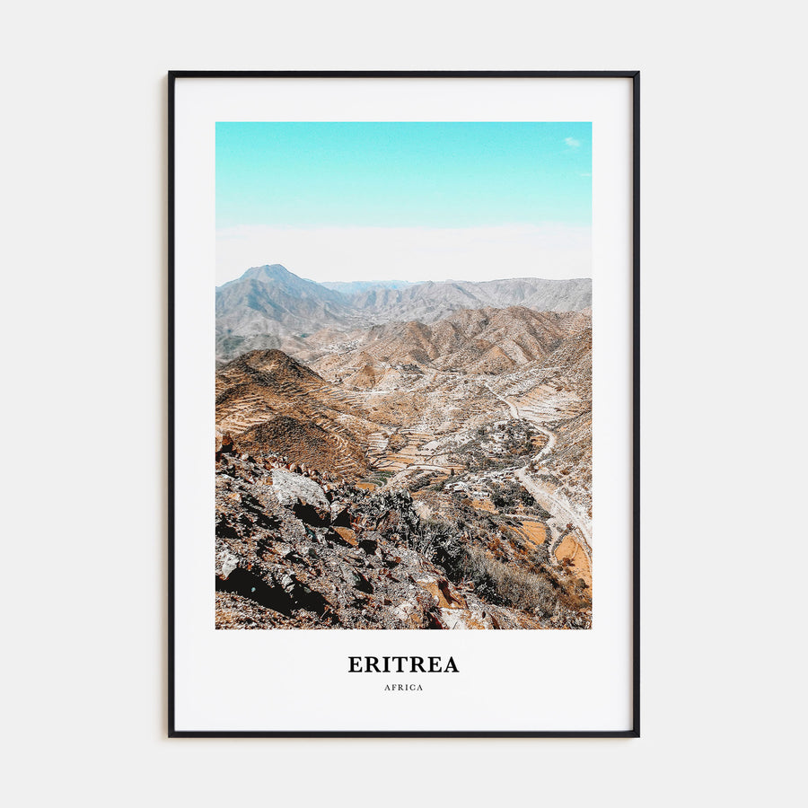 Eritrea Portrait Color Poster