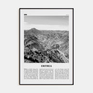 Eritrea Travel B&W Poster