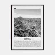 Eritrea Travel B&W Poster