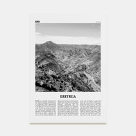 Eritrea Travel B&W Poster