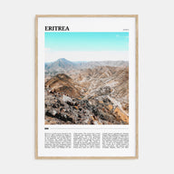 Eritrea Travel Color Poster
