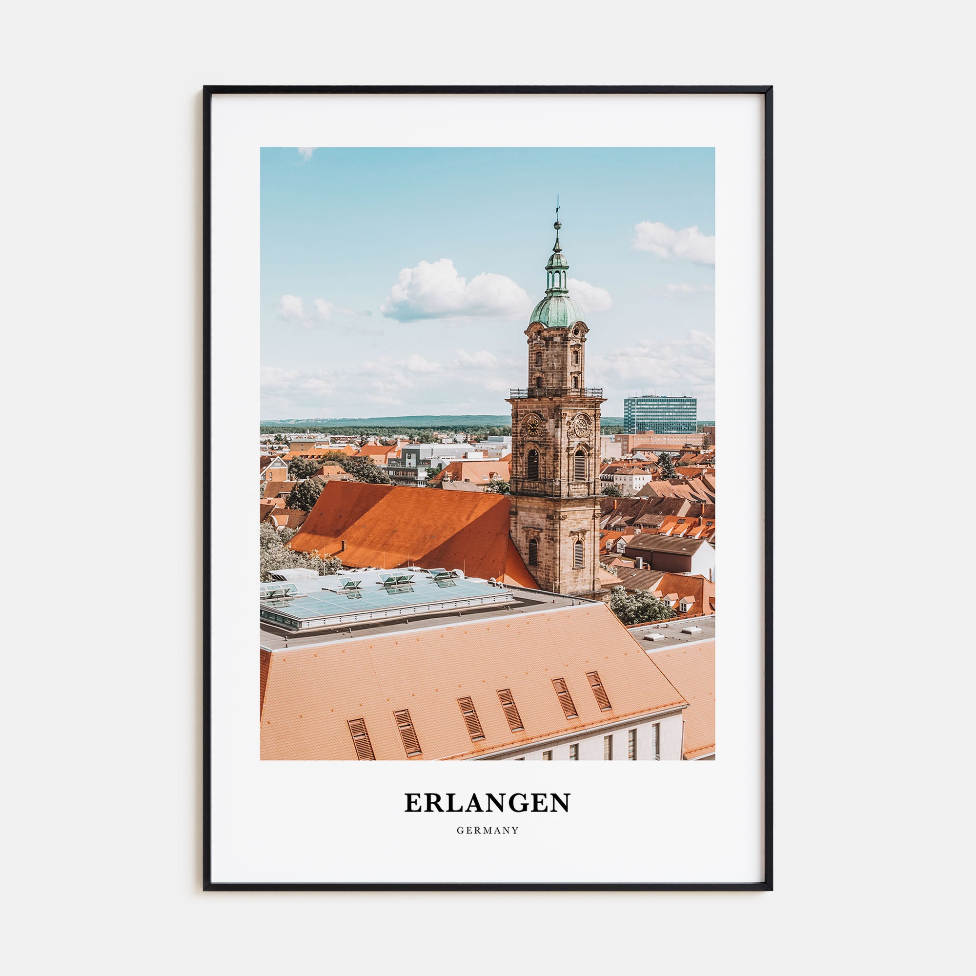 Erlangen Portrait Color Poster