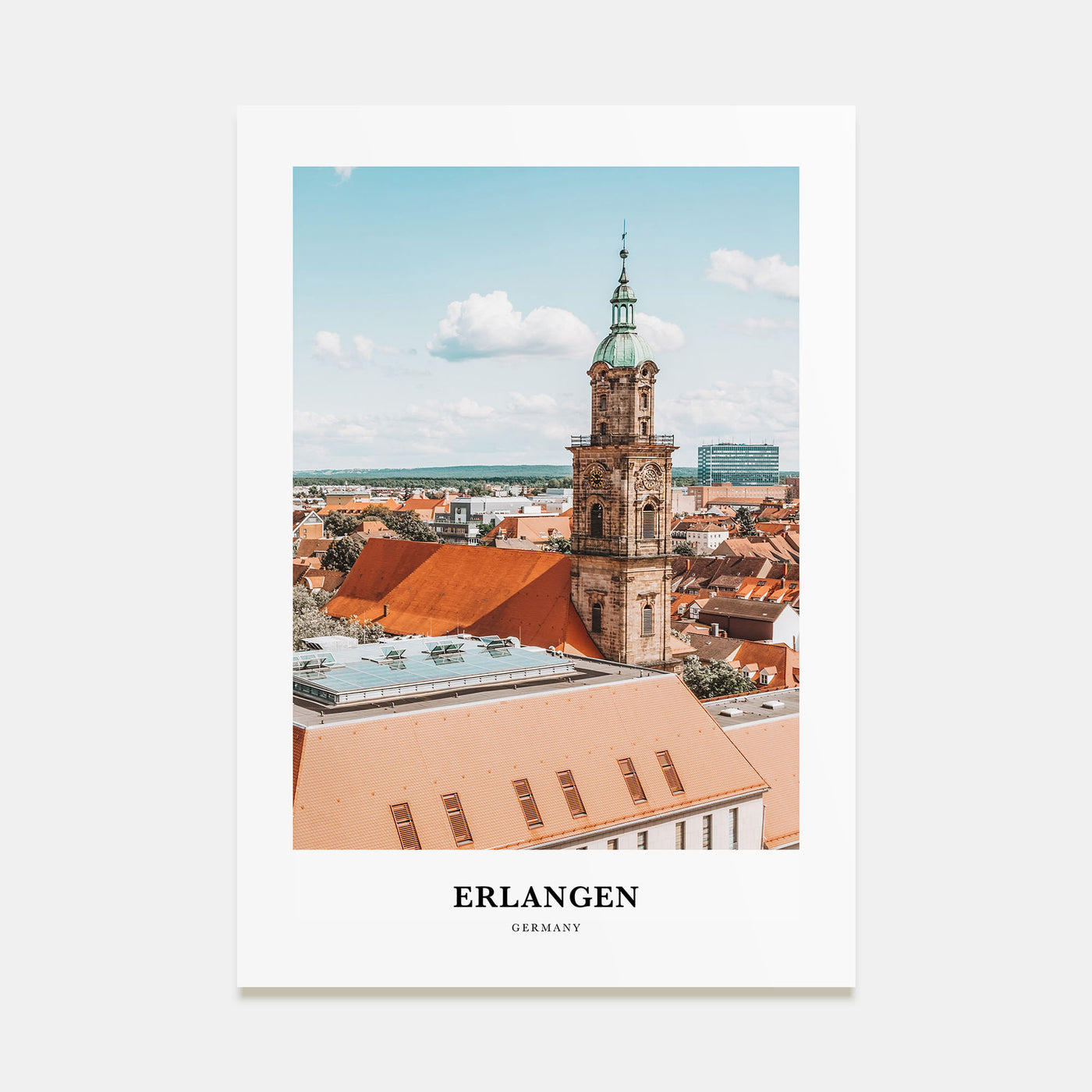 Erlangen Portrait Color Poster